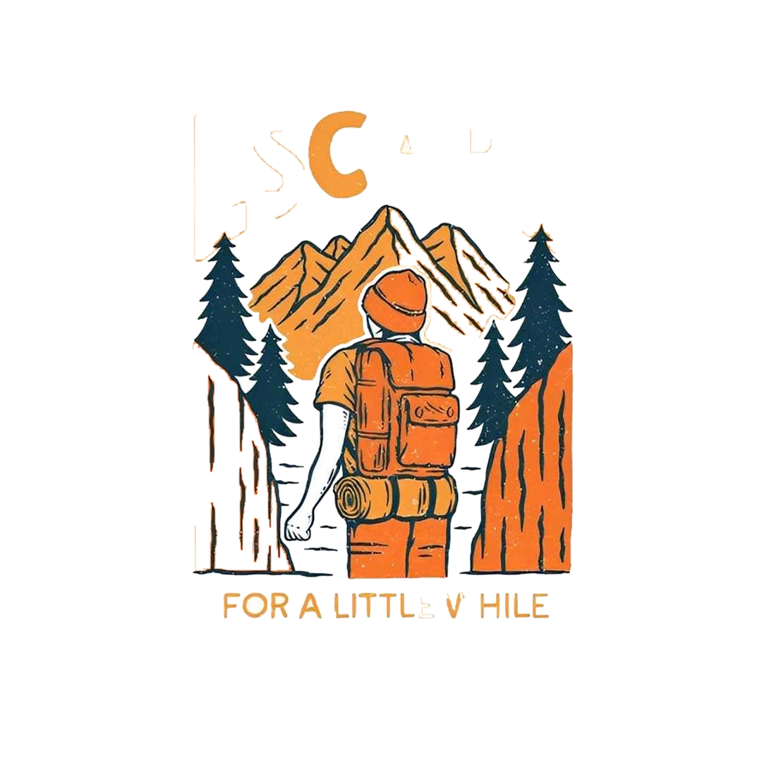 Escape For A Little While Sticker